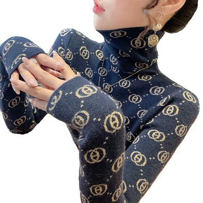 蜜熙高领毛衣打底洋气内搭上衣