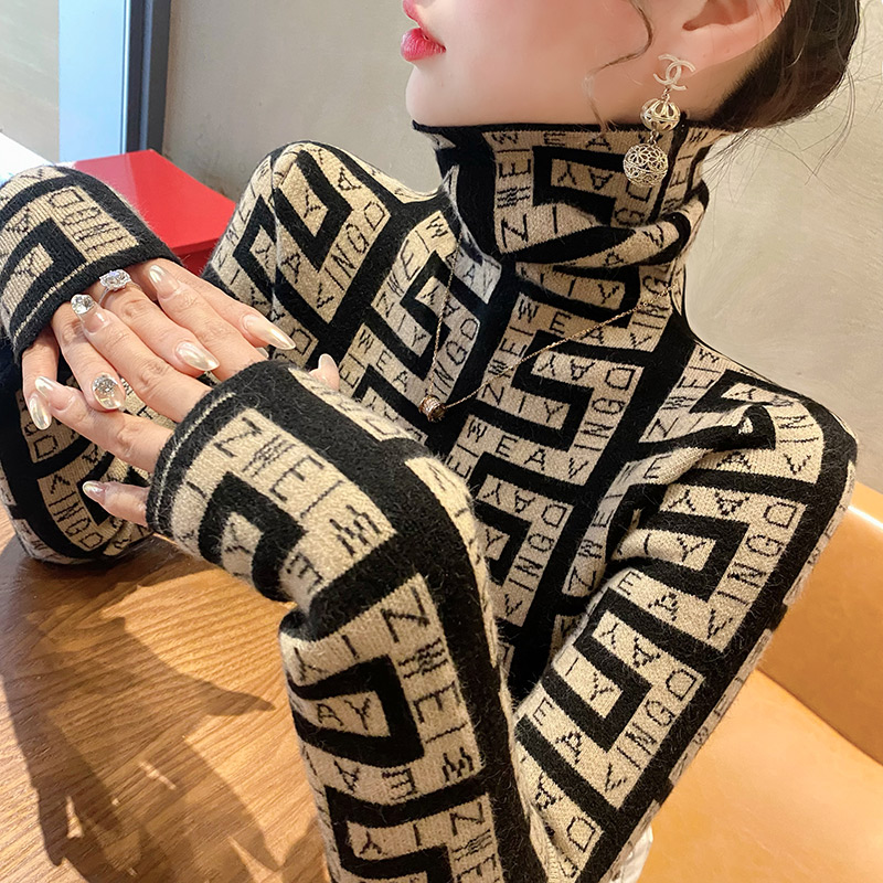 蜜熙高领毛衣秋冬内搭洋气打底