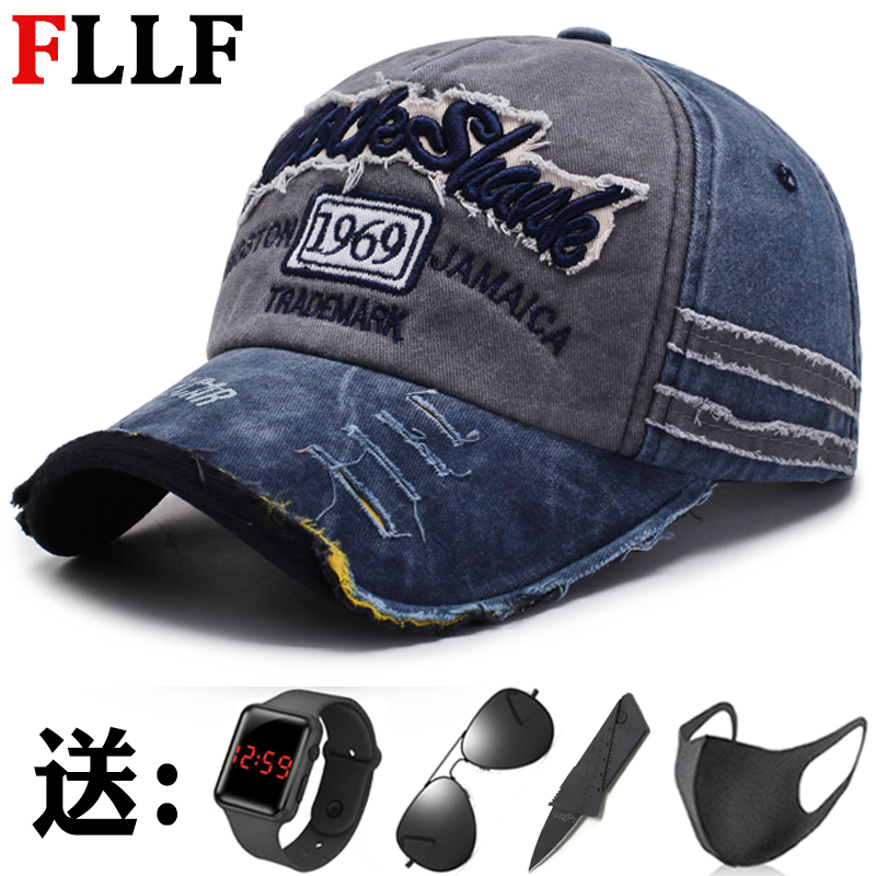 帽子男士夏天棒球帽牌防晒遮阳帽