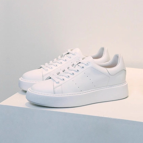 圣尼约德夏季英伦休闲皮鞋增高