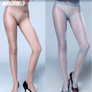 欧版360度无痕无缝40d舍宾闪光油亮丝紧身性感大码连裤袜防勾脱丝