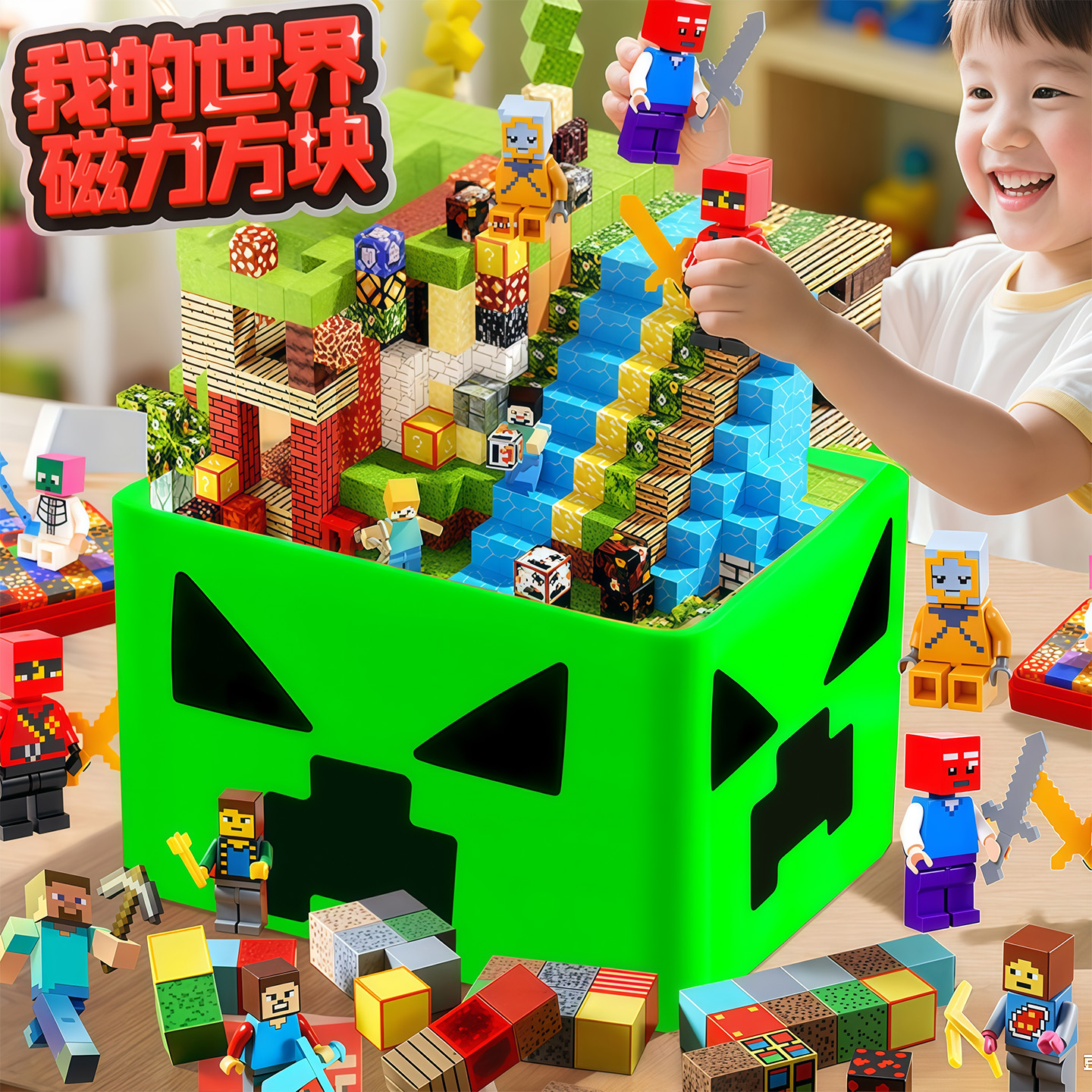 2025新款我的世界磁力方块积木
