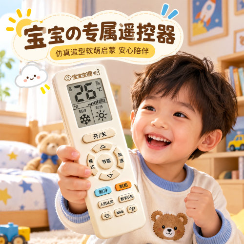 仿真空调遥控器蒙氏早教益智玩具