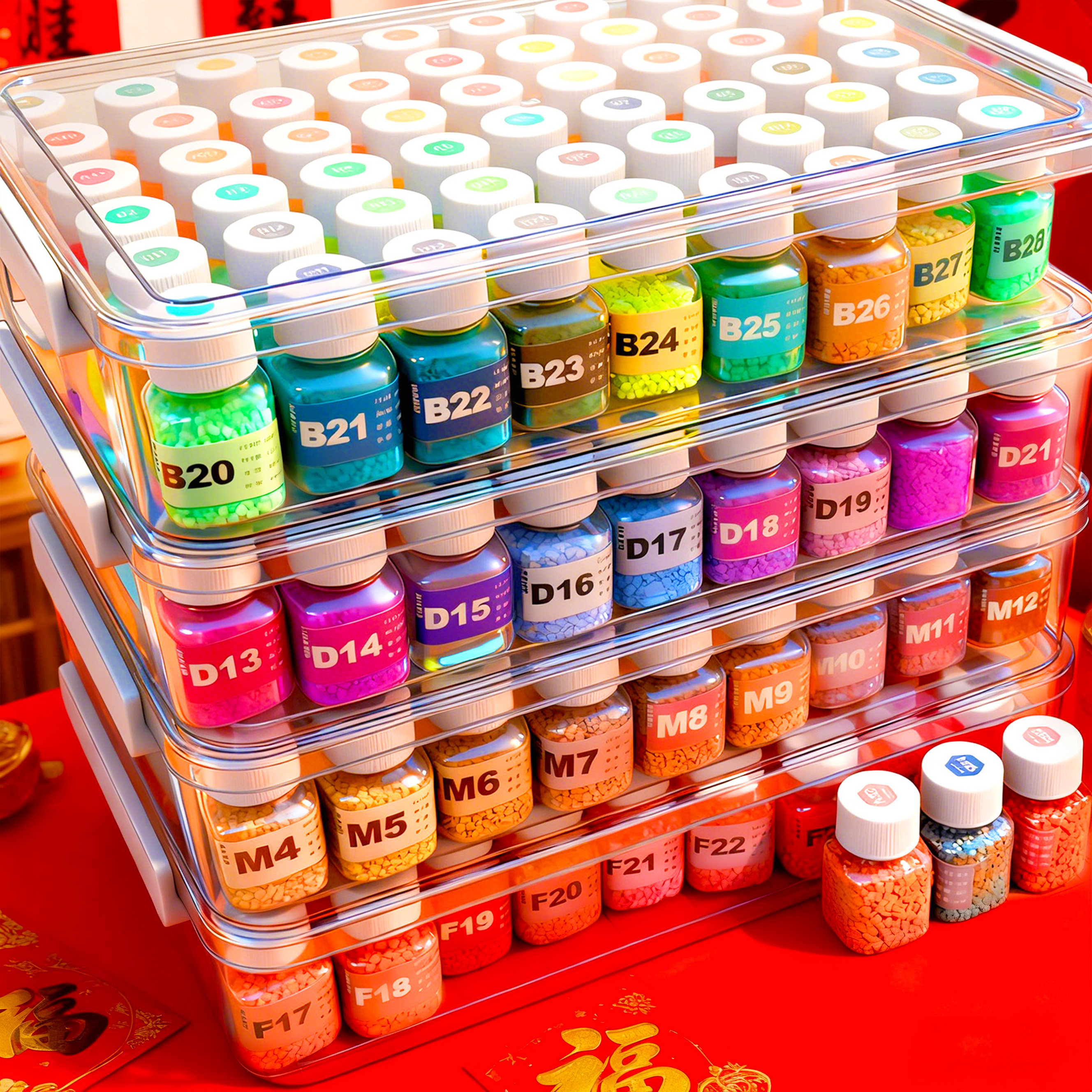 拼豆手工diy材料包全套装立体融合豆补充包工具套装马年新年礼物3,玩具/童车/益智/积木/模型,其他手工制作,淘宝优惠券,粉丝福利购,淘宝优惠卷