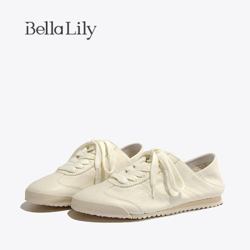 bellalily时尚平底两穿德训鞋