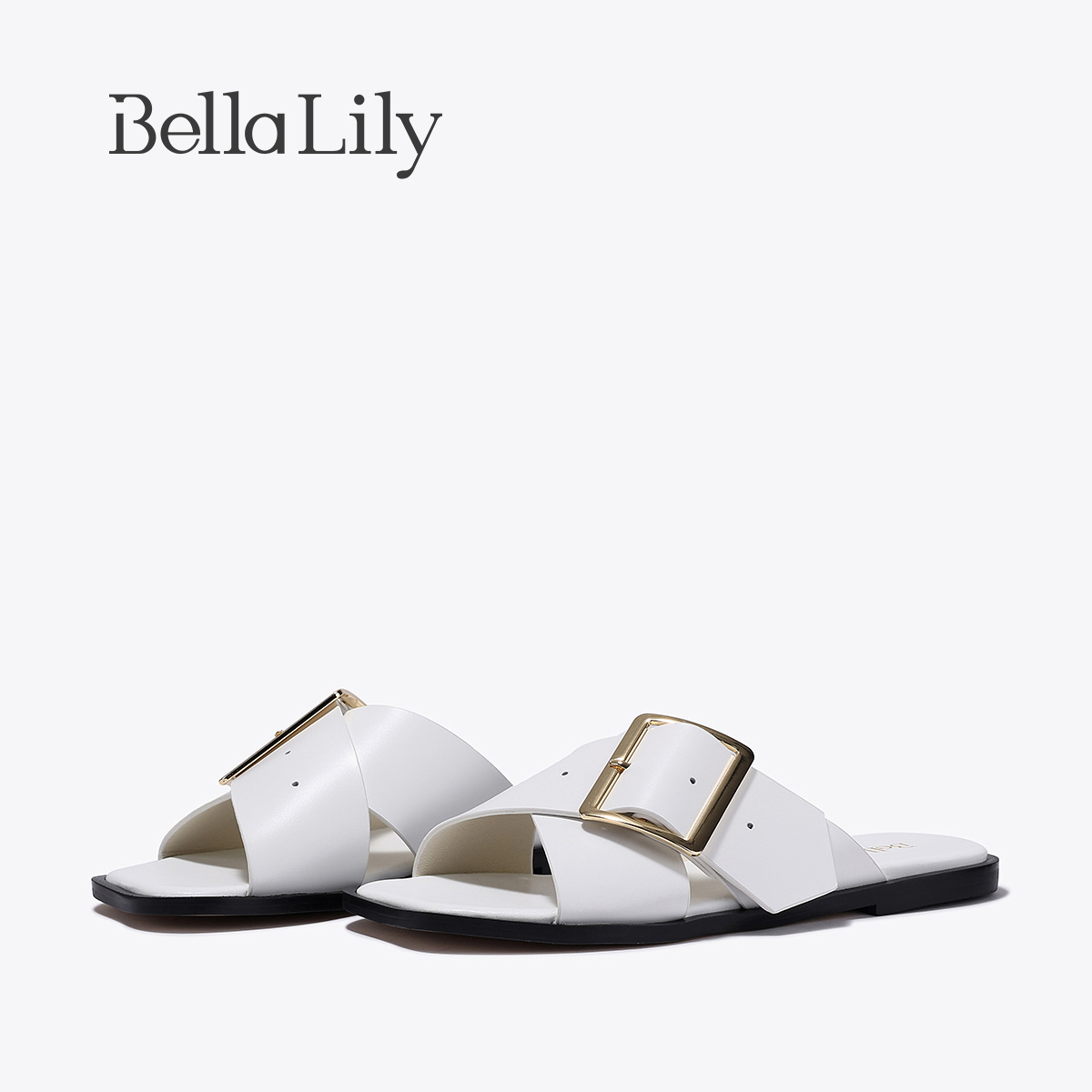 气质时尚一字拖鞋