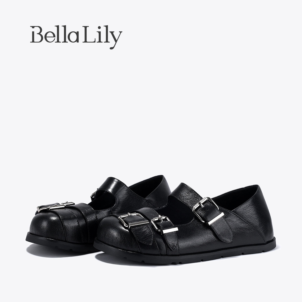 BellaLily2026春季新款小众设计感牛皮玛丽珍单鞋女甜酷风小皮鞋,女鞋,玛丽珍鞋,淘宝优惠券,粉丝福利购,淘宝优惠卷