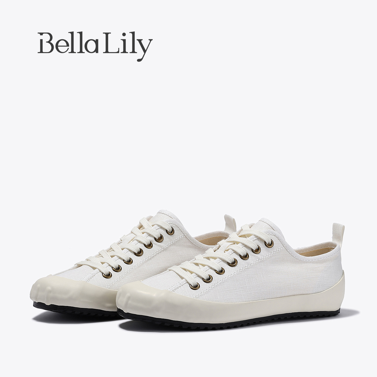 BellaLily2025夏季经典百搭四季款女鞋日系低帮帆布鞋休闲运动鞋