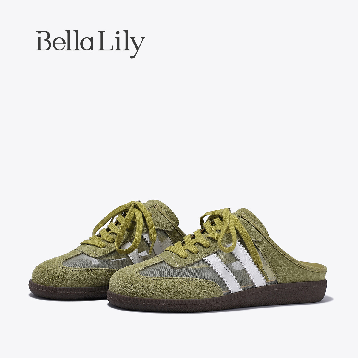 潮酷休闲一脚蹬德训鞋半拖鞋