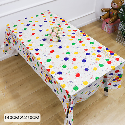 ins风网生日派对桌布儿童周岁