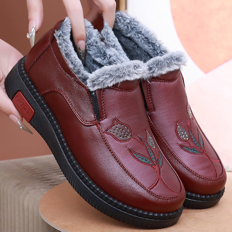 老北京布鞋棉鞋女冬加绒保暖老人鞋防滑软底奶奶鞋加厚中年妈妈鞋,女鞋,棉鞋,淘宝优惠券,粉丝福利购,淘宝优惠卷