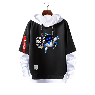 宇宙机器人ps5假两件连帽卫衣