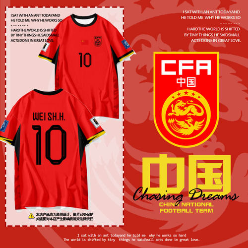 2026中国国家队服国足速干t恤