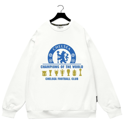 切尔西蓝军车子夺冠圆领卫衣