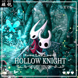 男女学生纯棉半袖 T恤衫 Knight游戏周边短袖 steam空洞骑士Hollow