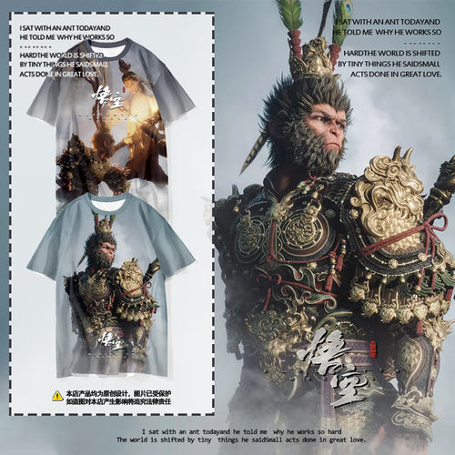 黑神话悟空天命人杨戬速干t恤