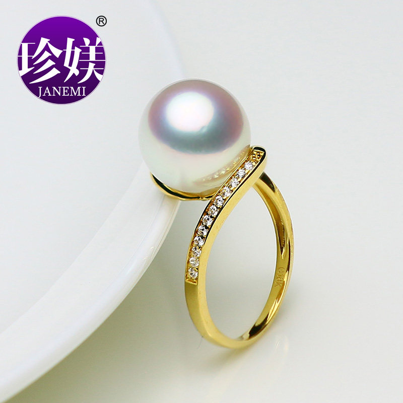 Jane beauteous jewelry Australia Nanyang White Pearl Circle 11.6MM Seawater Pearl Ring Strong lightin the Jewelry/Diamond/Jade/Gold , Natural pearls (New) , Bracelets  category - from Buy2taobao.com to provide professional Taobao agent buy service