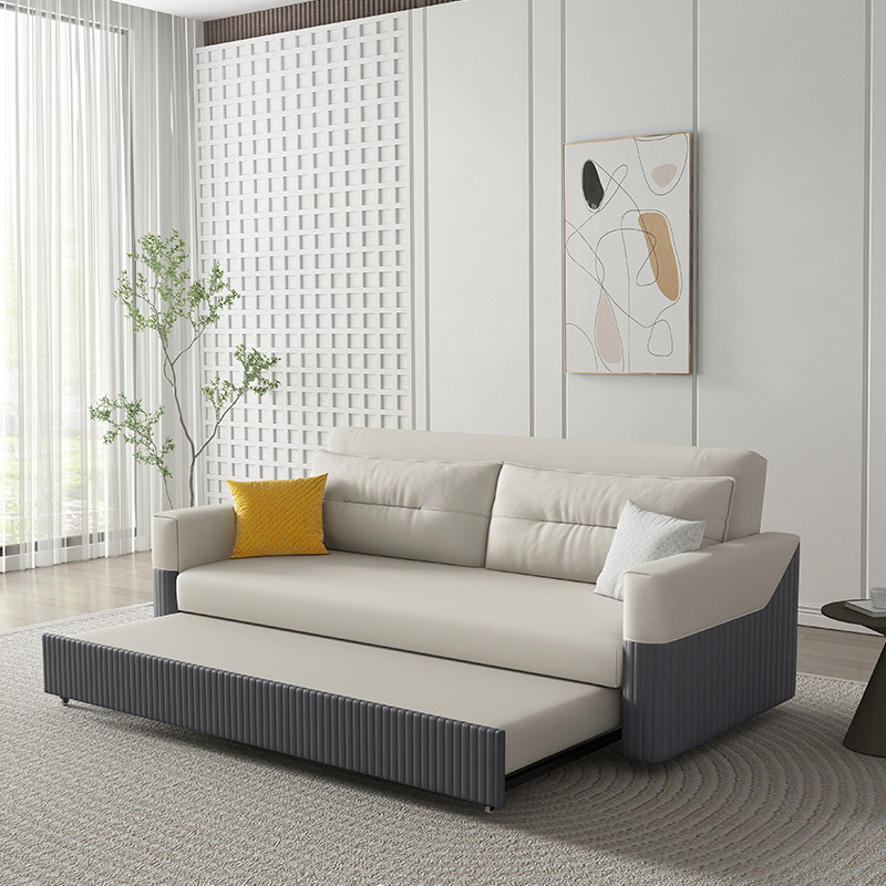 科技布两用沙发床可折叠小户型客厅双人简约现代多功能沙发可变床