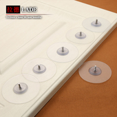 免打孔粘贴片柜门拉手把手粘盘螺丝强力粘胶盘免打孔粘贴式 螺丝钉