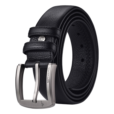 七匹狼男士加长大码真皮裤腰带