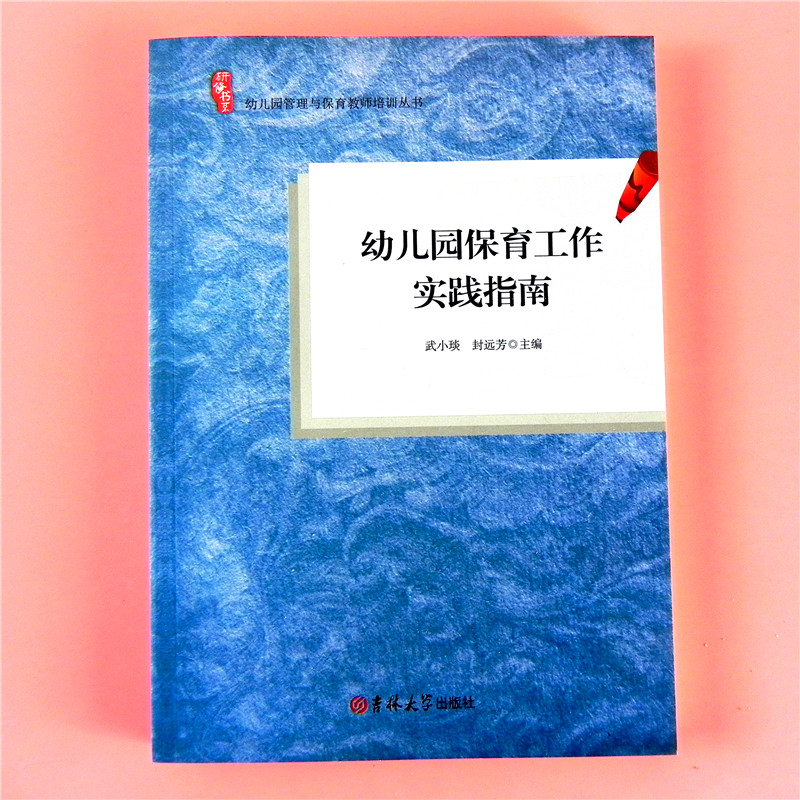 研修书系 幼儿园保育工作实践指南儿童教育学老师教材理论资料 幼师实习生上岗职业技能参考用书工具管理与保育员培训从书籍