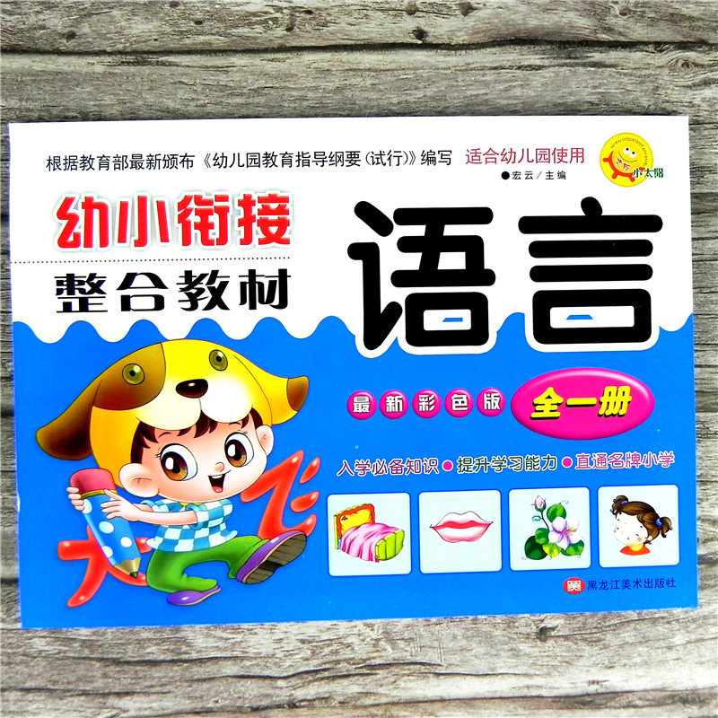 小太阳 幼小衔接整合教材 语言全一册 幼儿园教育学前班升小学一年级