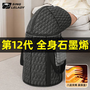 2025新款 家用养生泡脚袋加高深桶过膝过小腿可折叠盆 泡脚桶便携式