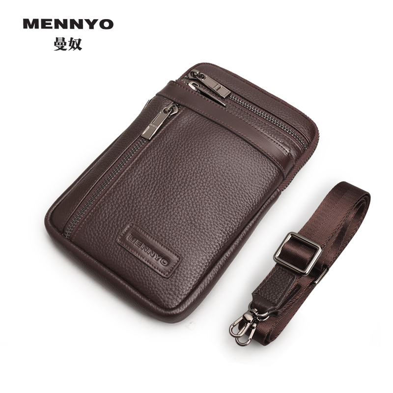 MENNYO竖款多功能腰挂单肩斜挎包