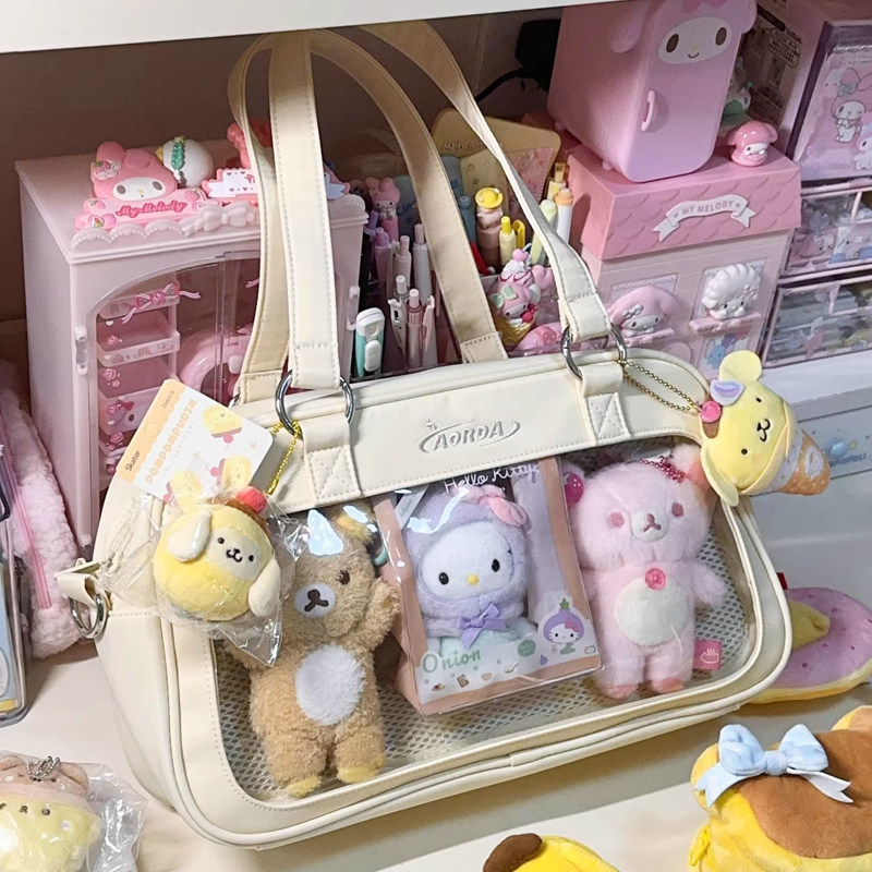 AORDA 通勤高颜值吧唧可爱学生党痛包小食量制服单肩斜挎15cm娃包