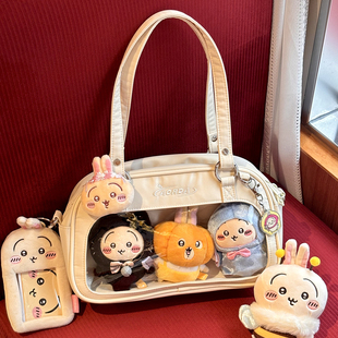 AORDA 二次元小食量韩系微痛包斜挎日常款吧唧包外出单肩10cm娃包