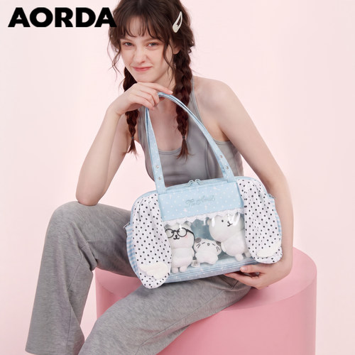 AORDA高颜值波点兔耳微痛包娃包