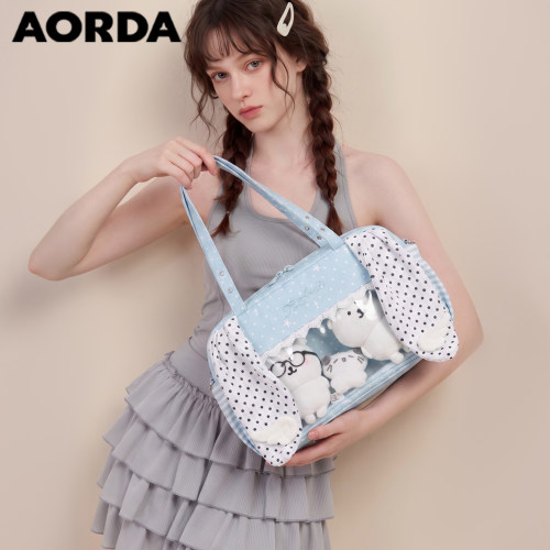 AORDA高级感波点微痛包10cm娃包