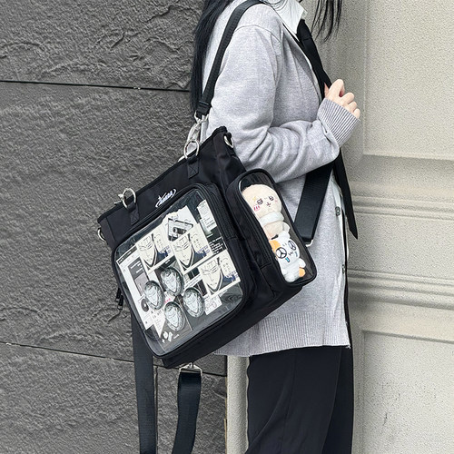 双肩痛包三用背法大容量托特包