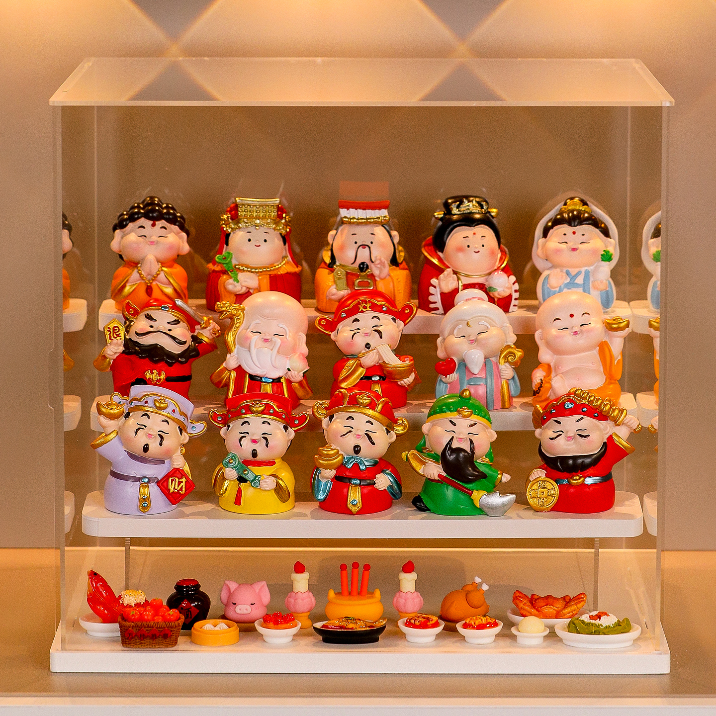 恺帅新款国潮欢喜财神爷福袋摆件