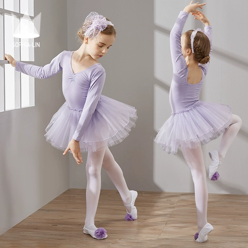Танцевальная служба Детская девочка Тестовая юбка балета китайская танце