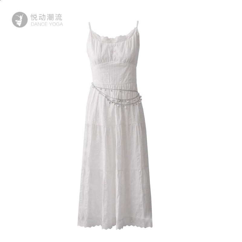 新款夏季韩系温柔风小白裙|提花