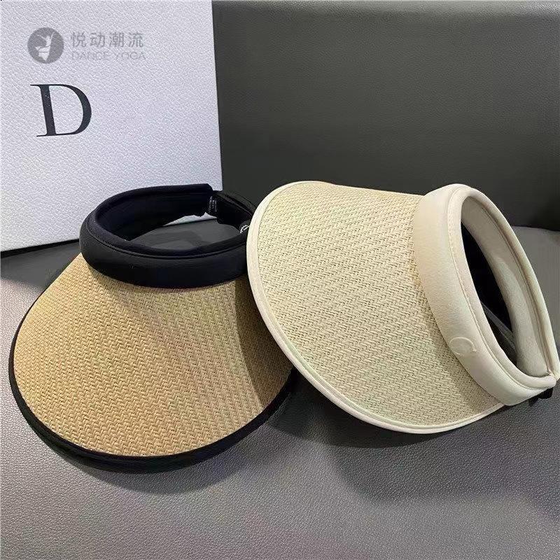 帽子女夏季遮阳帽韩版空顶防晒帽