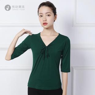 舞蹈服上衣舞艺考服广场舞蹈练功服成人女芭蕾结舞衣