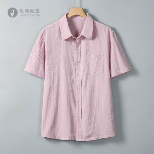 8色可选夏季轻薄棉麻男士中式
