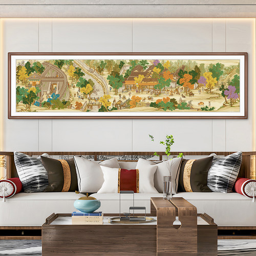 芊虹秀古典金陵图十字绣