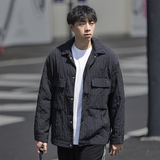 JK8301-P75春装男士新中式高级感简约休闲百搭青少年夹克外套，男装夹克，电商C309B