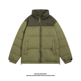 80绒冬季男士白鸭绒羽绒服雪山刺绣拼接撞色羽绒外套88001-P155，男装羽绒服，电商C309B