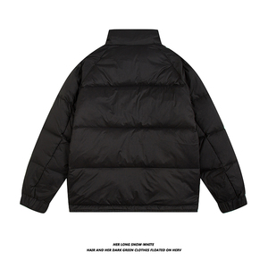 80%绒 2024冬季新款男士羽绒服简约保暖加厚羽绒外套 88009-P155图片