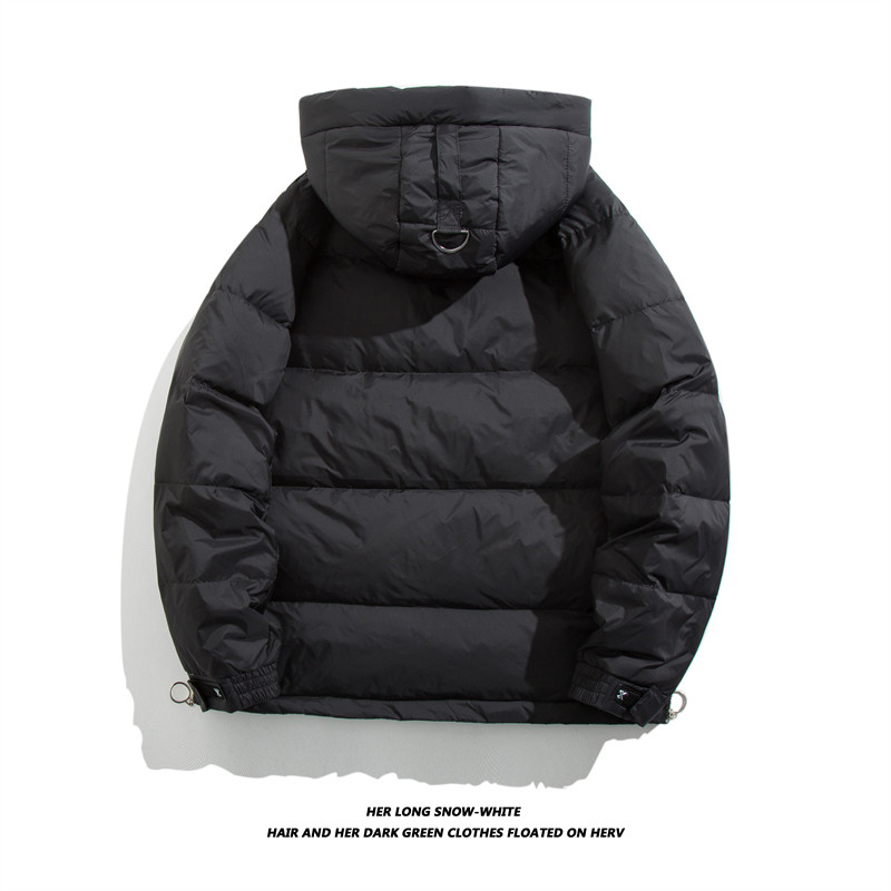 冬季新款男士短款连帽轻薄羽绒服日系加厚保暖潮牌外套QY715-P100,男装羽绒服,电商C309B
