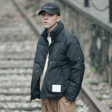 冬装男士日系纯色学生基础款轻薄羽绒服外套C309B-QY012-P160，男装羽绒服，电商C309B