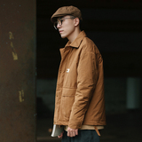 2024秋冬日系纯色男基础款美式百搭简约学生棉衣外套MY806-P100，男装棉衣，电商C309B