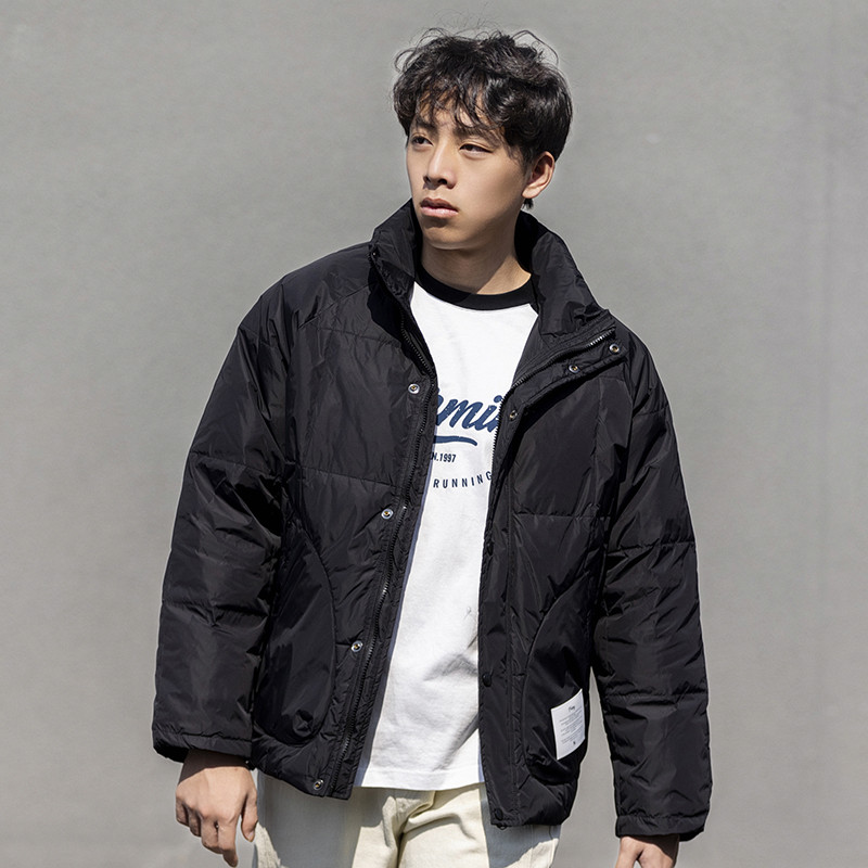 2024冬装日系纯色基础款简约轻薄情侣羽绒服保暖外套QY012-P160,男装羽绒服,电商C309B