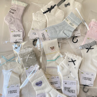 女童女孩公主袜小中童春夏薄棉袜