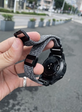 卡客 回环编织适用佳明Fenix8表带飞耐时6pro泰铁时7磁吸针织epix