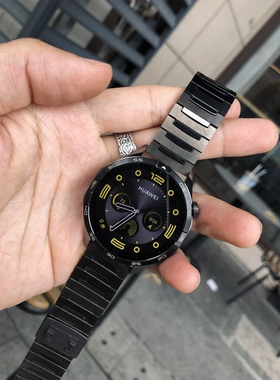 KAKE甩不开钢带适用华为GT6表带凸字金属GT5 4磁吸卡扣小米oppox3